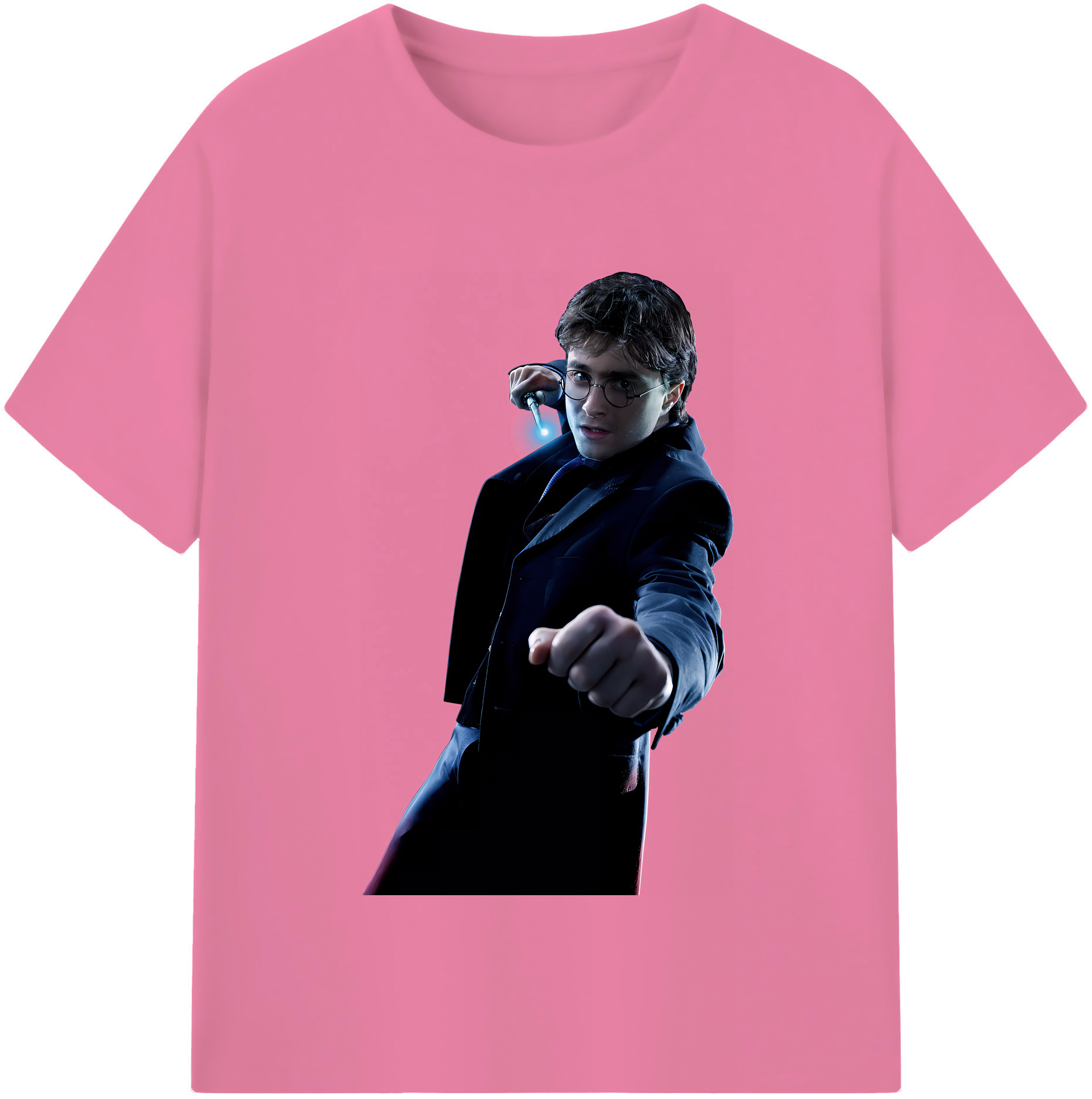 （画像用） Harry Potter ハリー・ポッターシリーズ 綿100％半袖Tシャツ（フロントプリント）